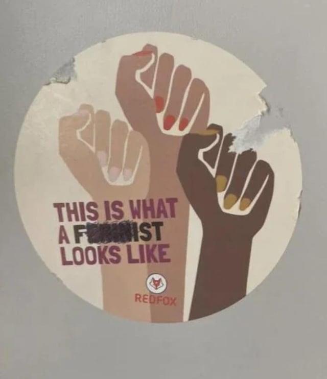 2110 210 THIS IS WHAT AFERINIST LOOKS LIKE REDFOX