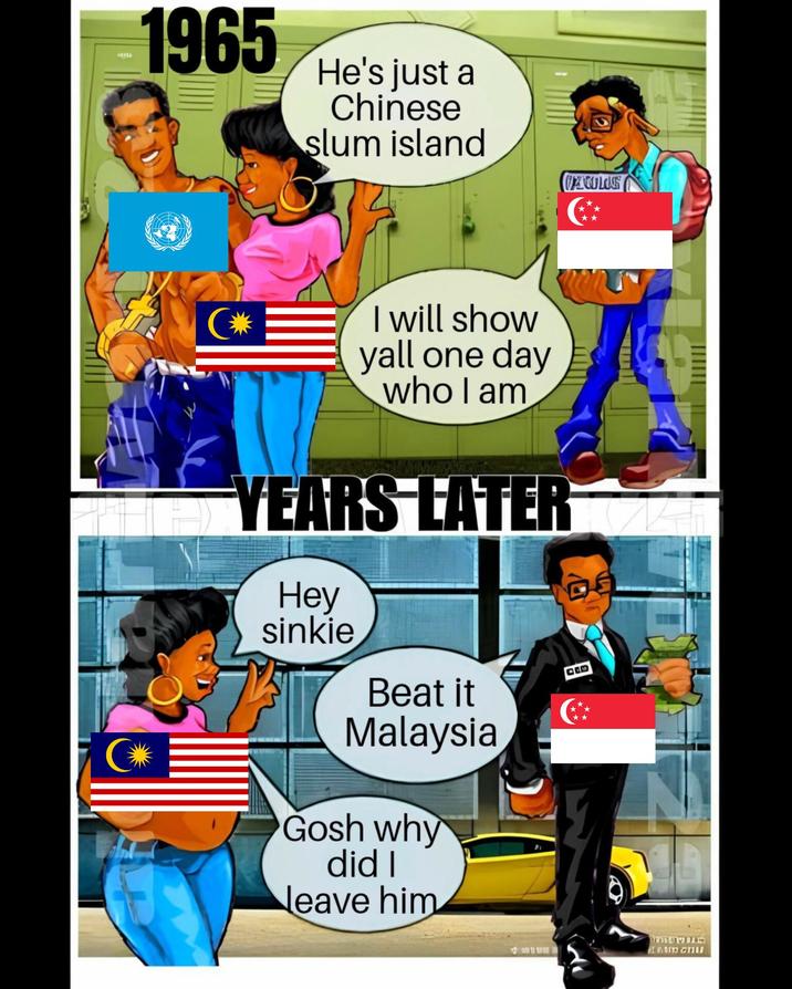1965 He's just a Chinese slum island I will show yall one day who I am VANLIG YEARS LATER Hey sinkie Beat it Malaysia Gosh why did I leave him QEB
