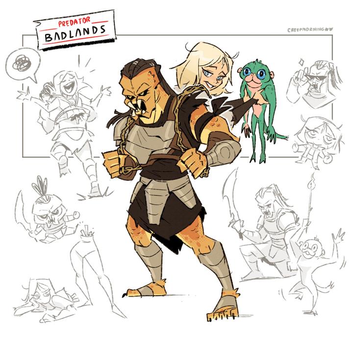 PREDATOR BADLANDS CREEPMORNING