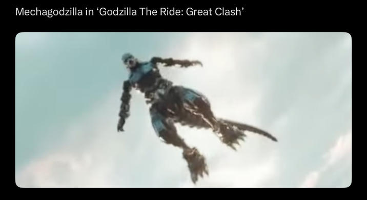 Mechagodzilla in 'Godzilla The Ride: Great Clash'