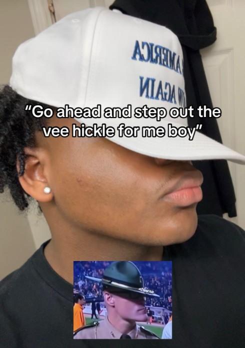 ADLEN ИТАРАН "Go ahead and step out the vee hickle for me boy"