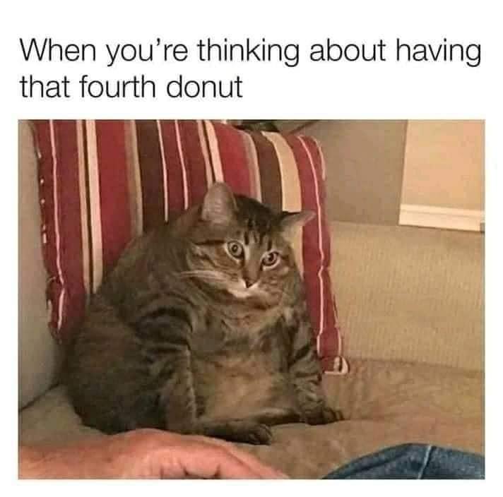 When you're thinking about having that fourth donut