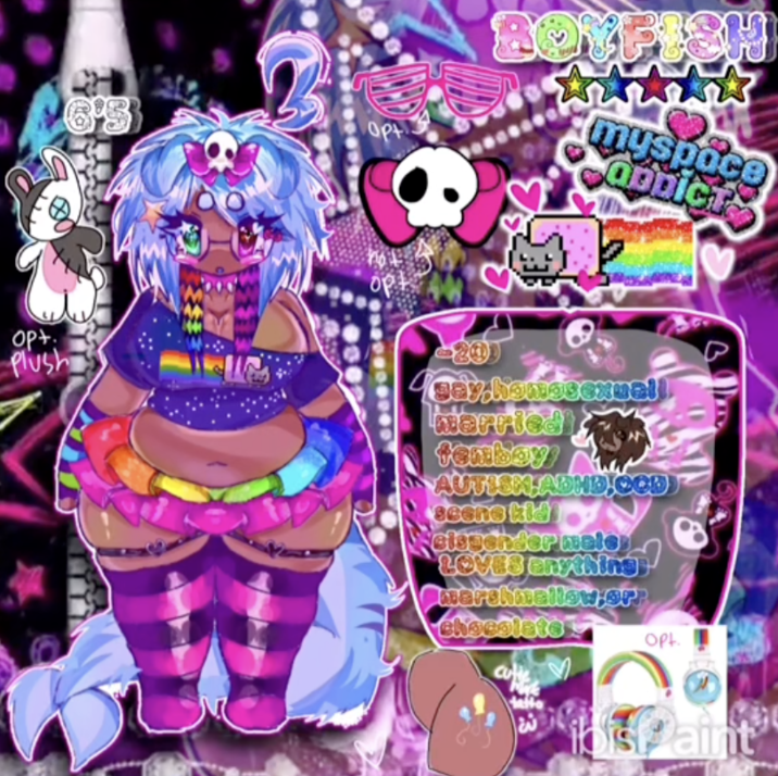 A 2023 character design for Boyfish.