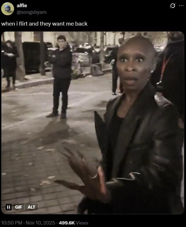 A meme captioned, "when i flirt and they want me back."