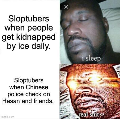 A meme supporting Hasan Piker's trip to China.