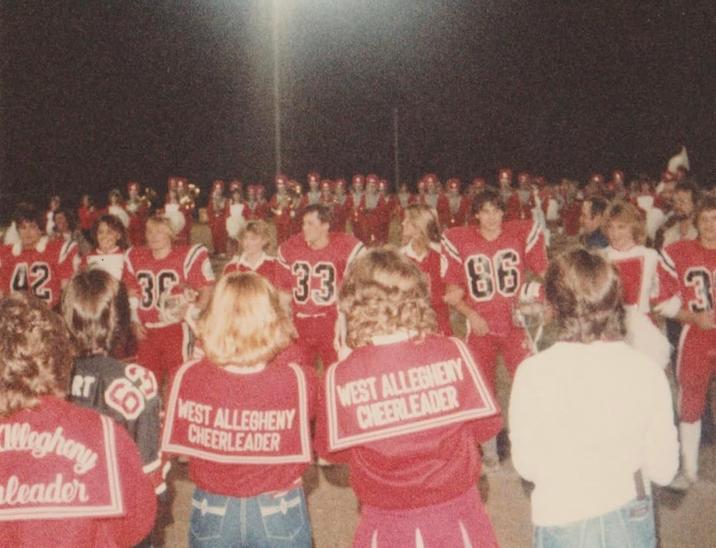 02 RT Weghany leader 32 33 86. 3 63 WEST ALLEGHENY CHEERLEADER WEST ALLEGHENY CHEERLEADER