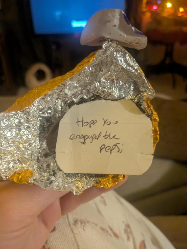 Hope You engoyed the Pepsi