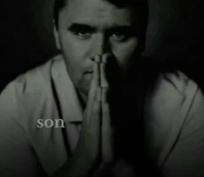 An alternate version of the Charlie Kirk "Son😭😭😭😭😭" meme, a "Charlie Kirk Face Swap":https://knowyourmeme.com/memes/charlie-kirk-face-swaps-kirkified-memes image of "Anthony's Mackie Smirk Meme":https://knowyourmeme.com/memes/anthony-mackies-smirk. 