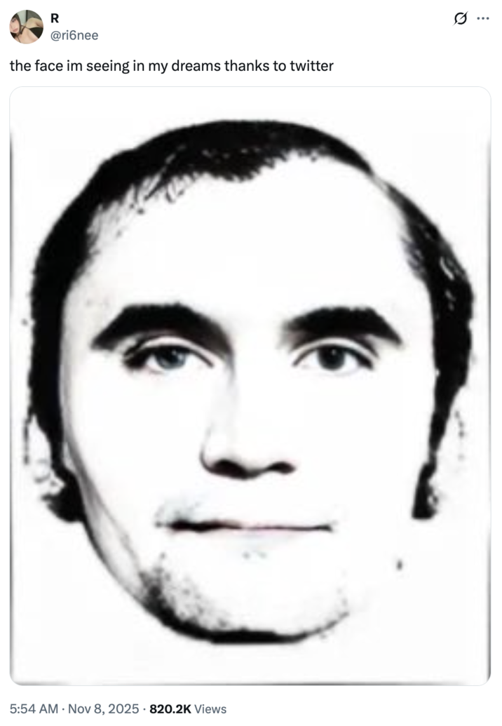 Reference: "This Man ==(Ever Dream This Man)==":https://knowyourmeme.com/memes/this-man-ever-dream-this-man