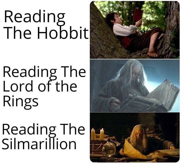 Reading The Hobbit Reading The Lord of the Rings Reading The Silmarillion