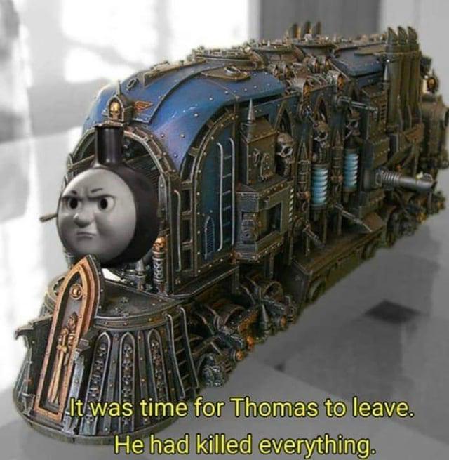 It was time for Thomas to leave. He had killed everything.