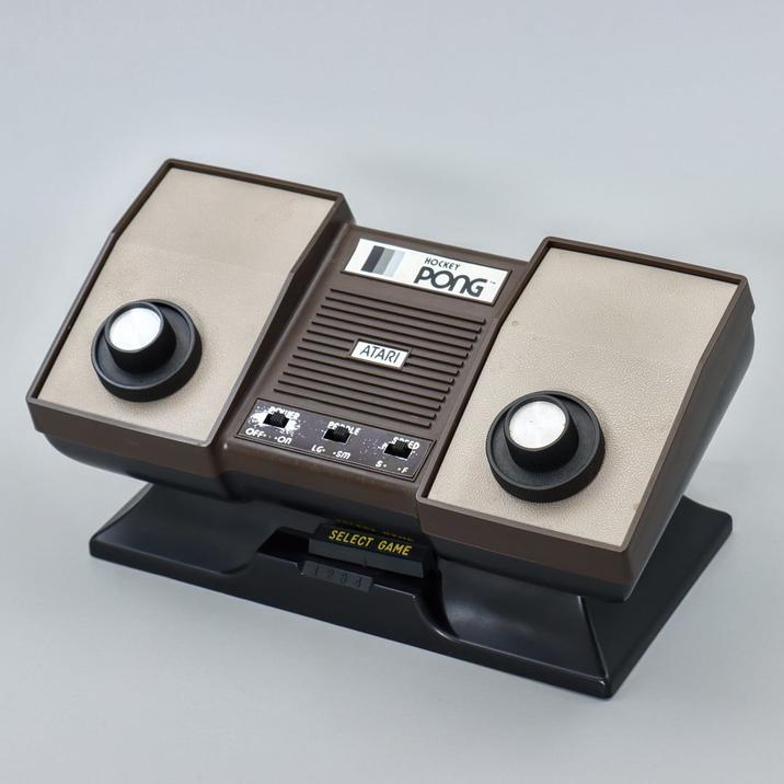OFF ON ATARI PEMPLE LG -SM HOCKEY PONG SELECT GAME 1234