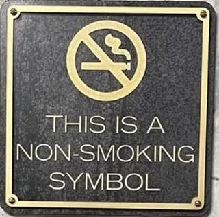 THIS IS A NON-SMOKING SYMBOL