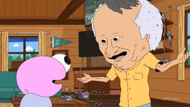 A "GIF":https://knowyourmeme.com/memes/cultures/gif with "Impact Frames":https://knowyourmeme.com/memes/cultures/impact-frames of Pim and "Mr. Boss":https://knowyourmeme.com/memes/mr-boss from "_Smiling Friends_":https://knowyourmeme.com/memes/subcultures/smiling-friends dapping each other up. 