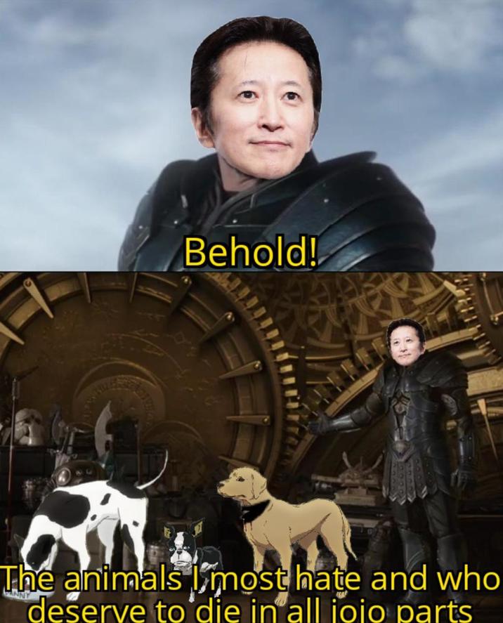 Behold! The animals I most hate and who deserve to die in all ioio parts