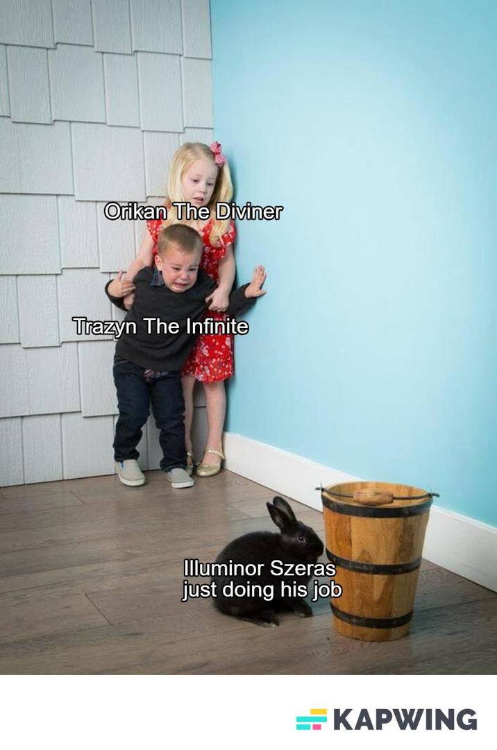 Orikan The Diviner Trazyn The Infinite Illuminor Szeras just doing his job KAPWING
