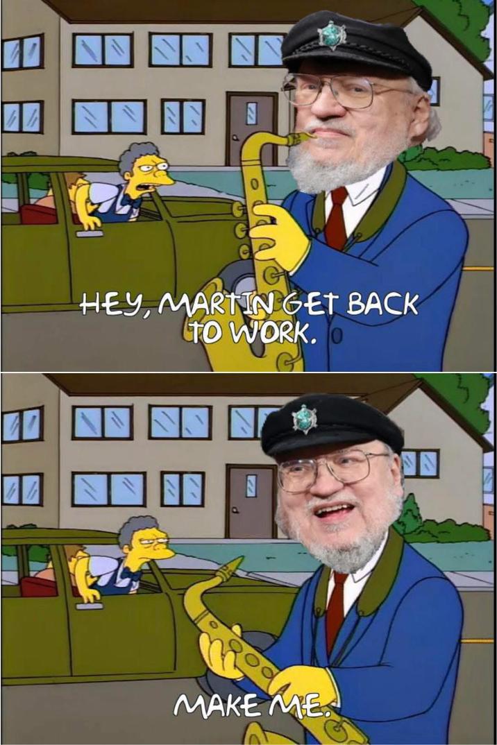 HEY, MARTIN GET BACK TO WORK. 0 MAKE ME