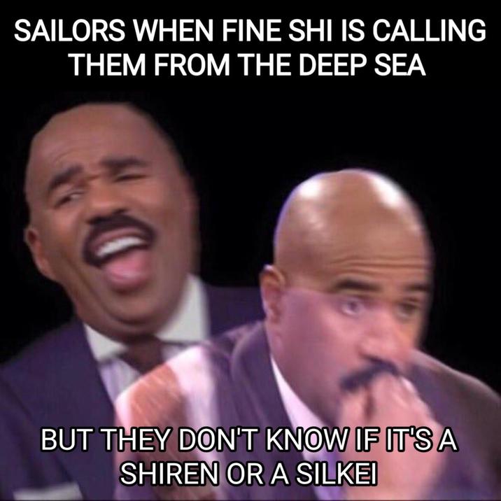 SAILORS WHEN FINE SHI IS CALLING THEM FROM THE DEEP SEA BUT THEY DON'T KNOW IF IT'S A SHIREN OR A SILKEI