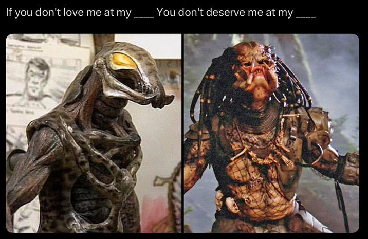 If you don't love me at my. You don't deserve me at my