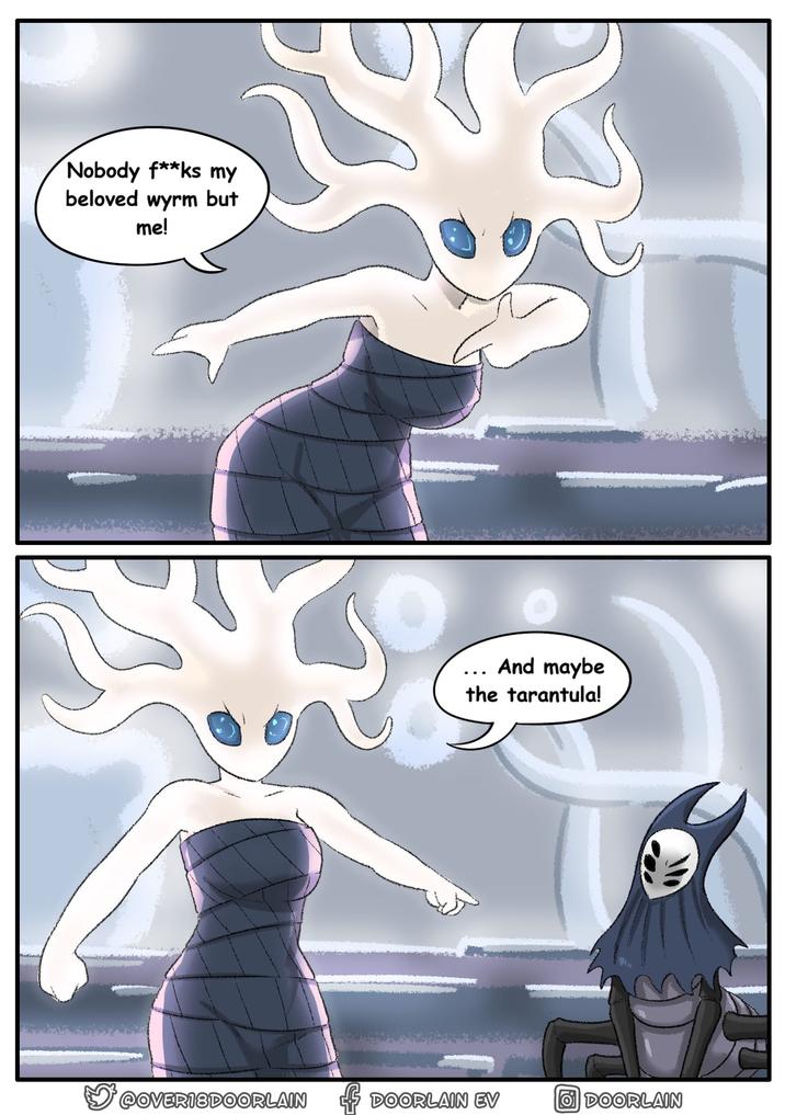 Nobody f**ks my beloved wyrm but me! ... And maybe the tarantula! @OVER18DOORLAIN DOORLAIN EV DOORLAIN