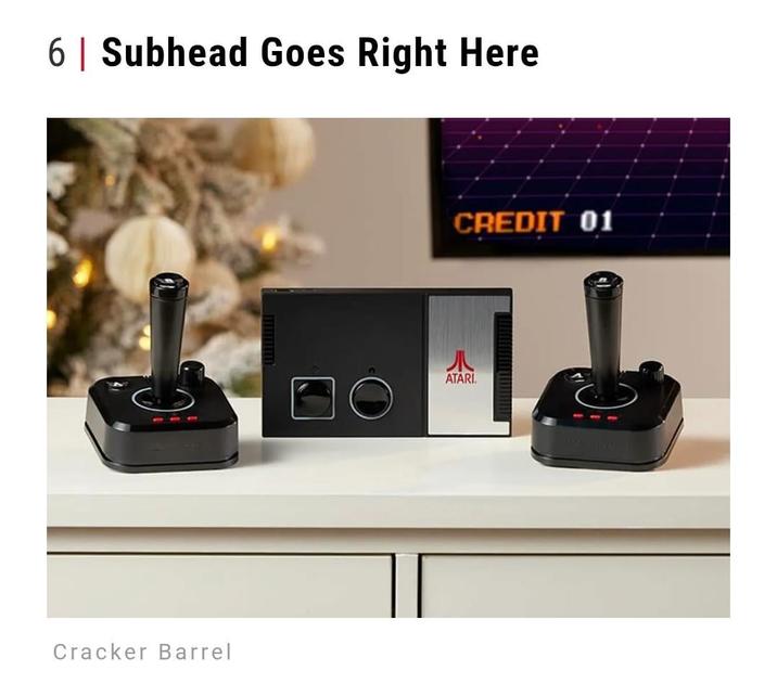 6| Subhead Goes Right Here C Cracker Barrel DO ATARI CREDIT 01