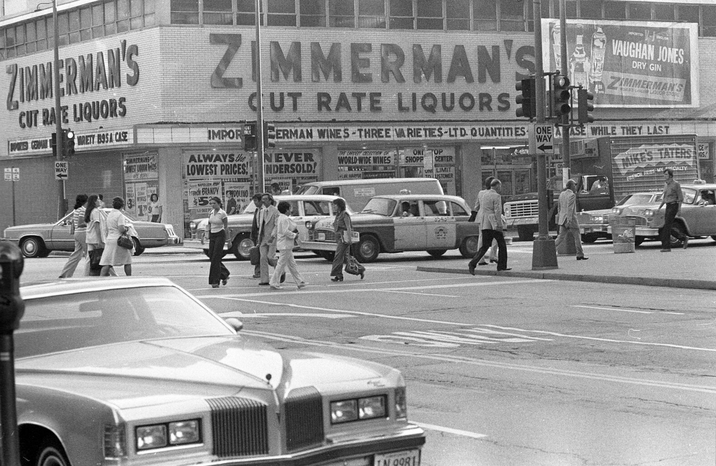 ZIMMERMAN'S ZIMMERMAN'S CUT RATE LIQUORS MPORKED GERMAN ONE WAY RETY 195A CASE ZIMMERMANS APE BOP IMPOR ALWAYS the LOWEST PRICES! NAPOLEON French BRANDY $53 DOLINO WINE CUT RATE LIQUORS SERMAN WINES THREE VARIETIES LTD. QUANTITIES ONE WAY UND NEVER NDERSOLD! THE LARGEST CELECTION WORLD-WIDE WINES LW HARPER ONE OP SHOPP CENTER FUN LIMIT TO USTOMER D 0981 IMPORTED VAUGHAN JONES DRY GIN ZIMMERMAN'S ORLD'S LARGEST LIQUOR STORE ASE WHILE THEY LAST MIKES TATERS FRENCH FRIES MYECIALTY