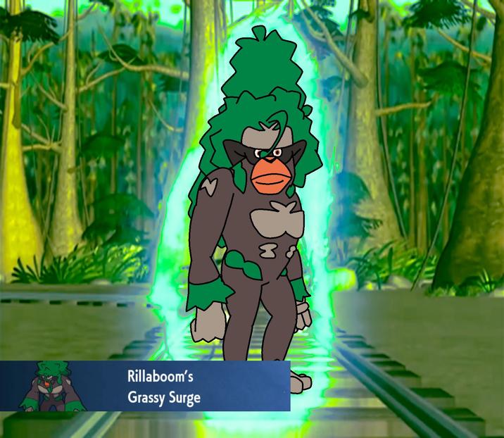 Rillaboom's Grassy Surge 38