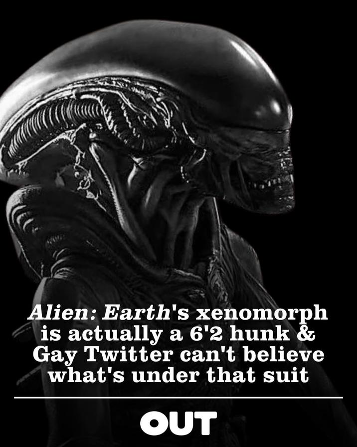 Alien: Earth's xenomorph is actually a 6'2 hunk & Gay Twitter can't believe what's under that suit OUT