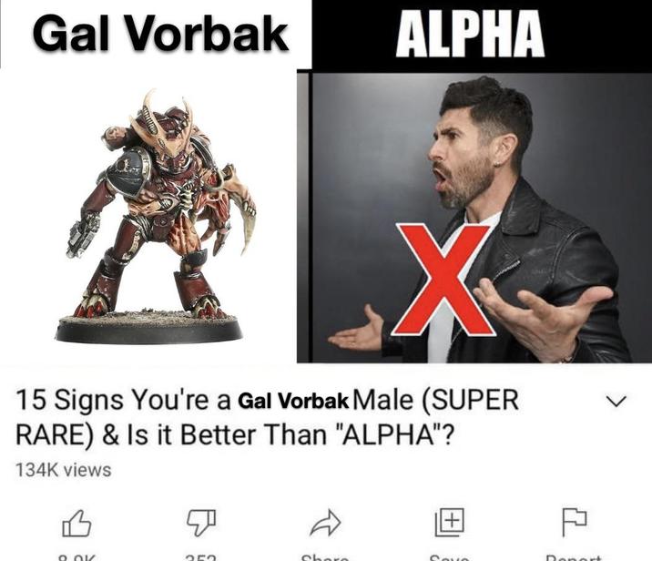 Gal Vorbak ALPHA X 15 Signs You're a Gal Vorbak Male (SUPER RARE) & Is it Better Than "ALPHA"? 134K views B +1 ☑ 8.01 353 Chore Save Deport