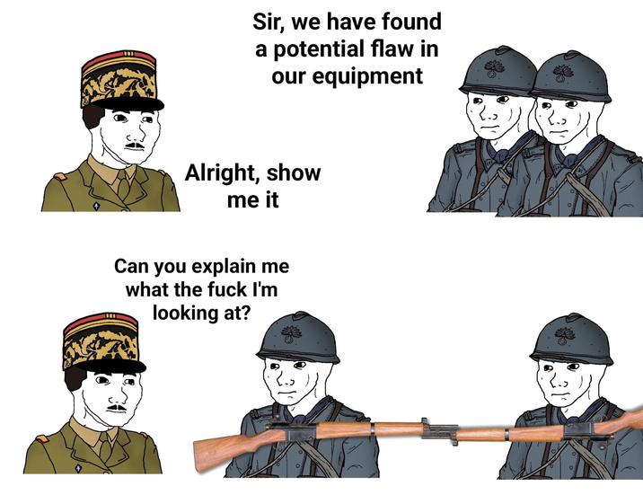 Sir, we have found a potential flaw in our equipment Alright, show me it Can you explain me what the f--- I'm looking at?