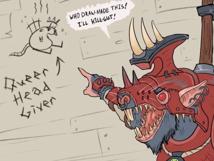 375 WHO DRAW-MADE THIS! I'LL KILL-GUT! Dueer ↑ Head Giver 風風