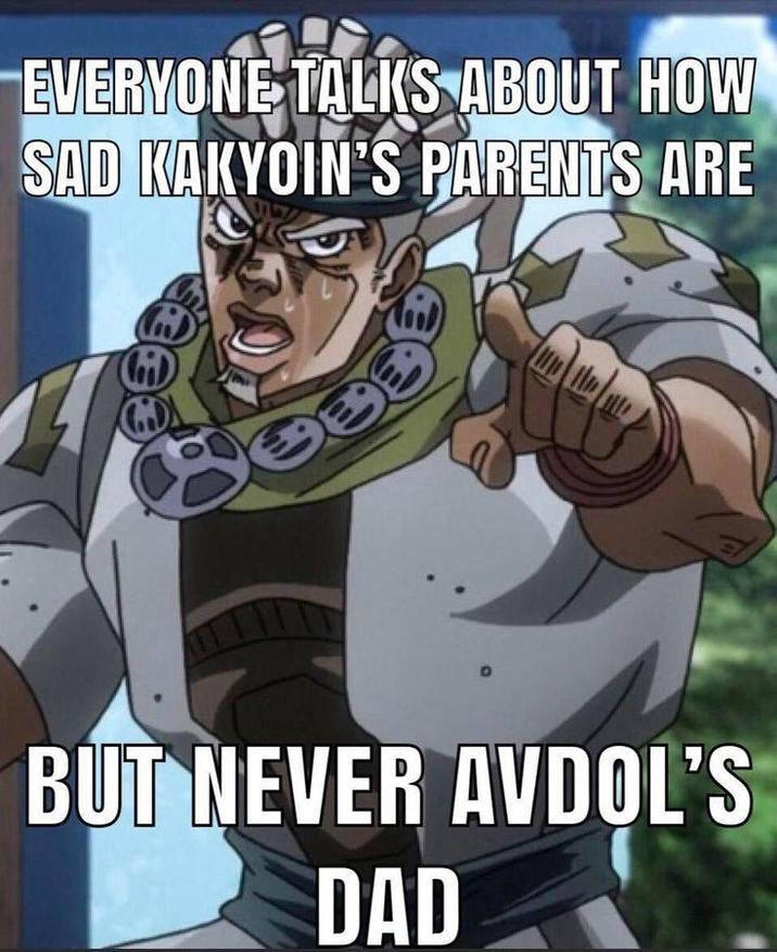 EVERYONE TALKS ABOUT HOW SAD KAKYOIN'S PARENTS ARE D BUT NEVER AVDOL'S DAD