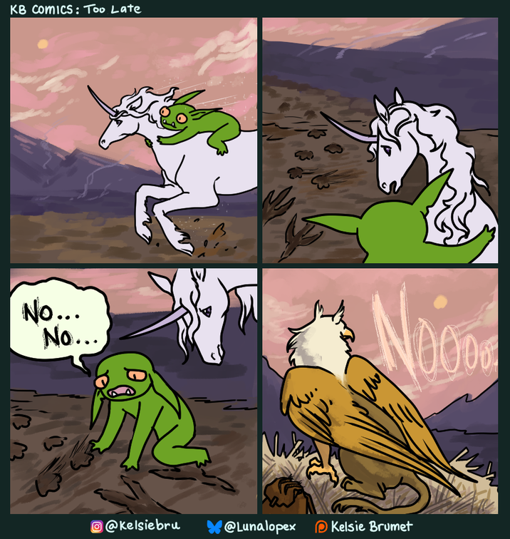 KB Comics: Too Late No... No... Nooo 0000 13 A @Kelsiebru @Lunalopex Kelsie Brumet