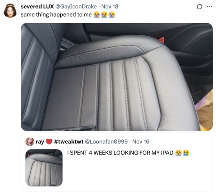 A "parody":https://knowyourmeme.com/memes/cultures/parody-spoof of the "I Spent Weeks Looking for My iPad" "tweet":https://knowyourmeme.com/memes/sites/twitter-x, mocking it for being "Engagement Bait":https://knowyourmeme.com/memes/engagement-bait.