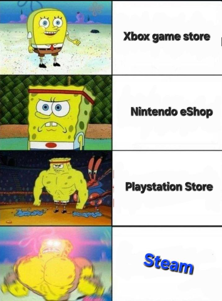 Xbox game store Nintendo eShop Playstation Store Steam