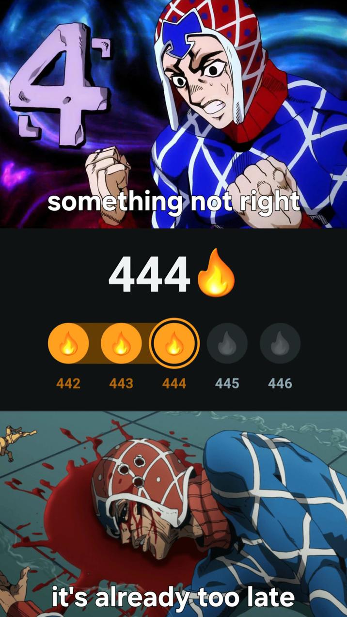 4 something not right 444 442 443 444 445 446 it's already too late