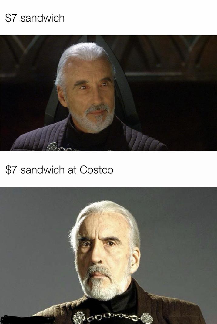 $7 sandwich $7 sandwich at Costco.