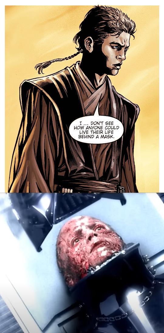 I ... DON'T SEE HOW ANYONE COULD LIVE THEIR LIFE BEHIND A MASK.