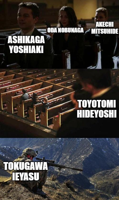 AKECHI ASTLEA YOSHIAKI ODA NOBUNAGA MITSUHIDE TOKUGAWA IEYASU 11118 TOYOTOMI HIDEYOSHI