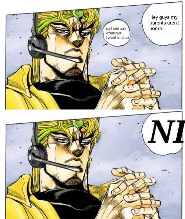 so I can say whatever I want in chat Hey guys my parents aren't home. NI