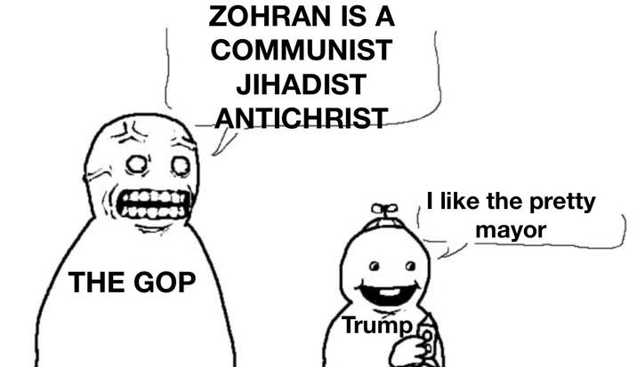 ZOHRAN IS A COMMUNIST JIHADIST ANTICHRIST THE GOP Trump I like the pretty mayor
