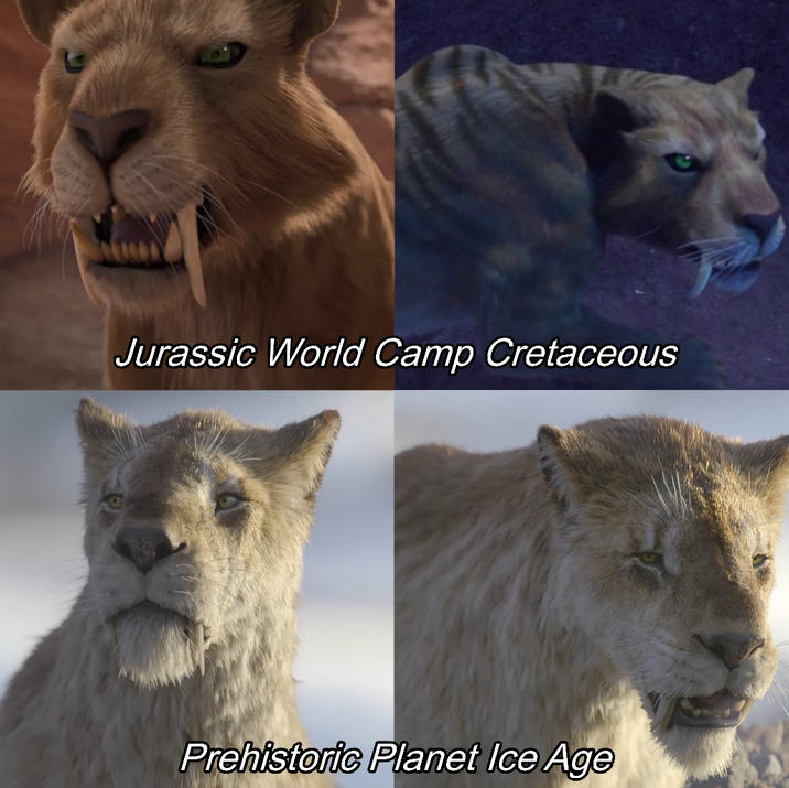 Jurassic World Camp Cretaceous Prehistoric Planet Ice Age