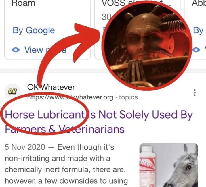 Roam By Google ● View VOSS 30 Abb By OK Whatever OK https://www.whatever.org> topics Horse Lubricant Is Not Solely Used By Farmers & Veterinarians 5 Nov 2020 - Even though it's non-irritating and made with a chemically inert formula, there are, however, a few downsides to using -LUBE