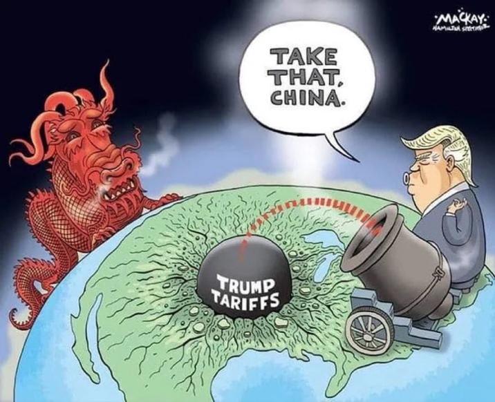 TAKE THAT CHINA. TRUMP TARIFFS MACKAY