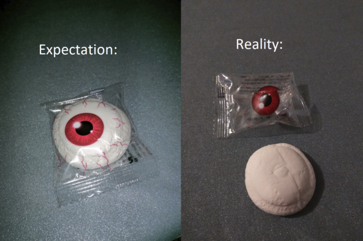 Expectation: Reality: