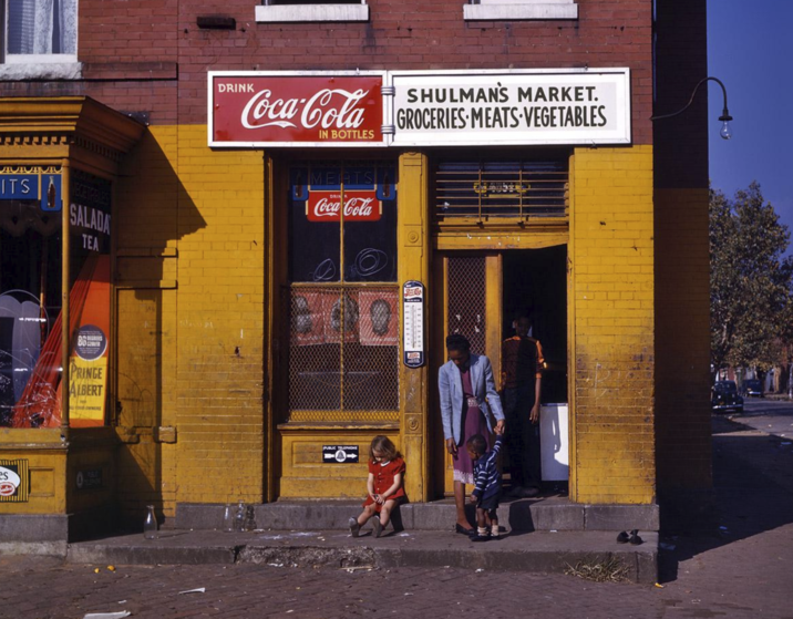 DRINK SHULMAN'S MARKET. Coca-Cola GROCERIES MEATS VEGETABLES IN BOTTLES ДІДІДІ ITS VEGETABLES SALADA TEA MERTS DRIN Coca Cola DEGREES 80 COUR PRINGE ALBERT 1-OWNERS PUBLIC TELEPHONE