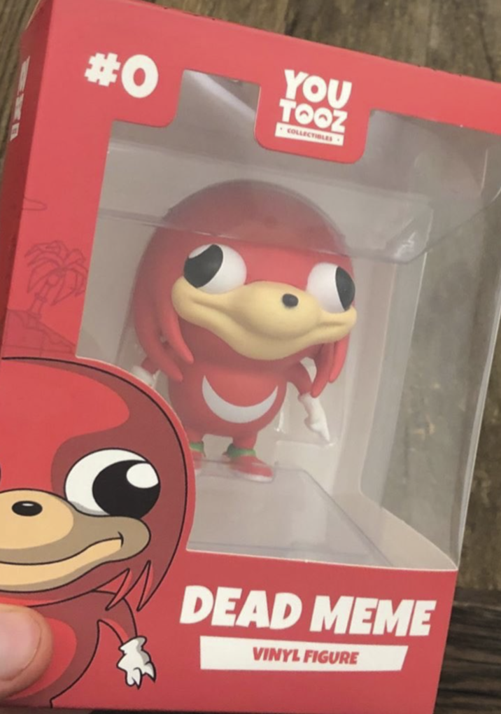 O# YOU TOOZ COLLECTIBLES DEAD MEME VINYL FIGURE