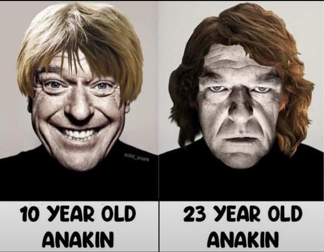 solid snark 10 YEAR OLD ANAKIN 23 YEAR OLD ANAKIN