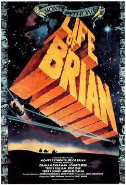 MONTY PYTHONS BRI P MONTY PYTHON'S LIFE OF BRIAN GRAHAM CHAPMAN JOHN CLEESE TERRY GILLIAM ERICOLE TERRY JONES MICHAEL PALIN