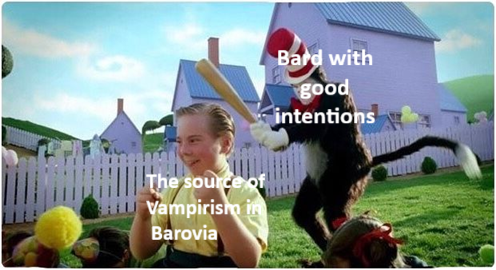 The source of Vampirism in Barovia Bard with good intentions